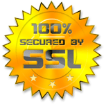 100% secured by SSL encryption.